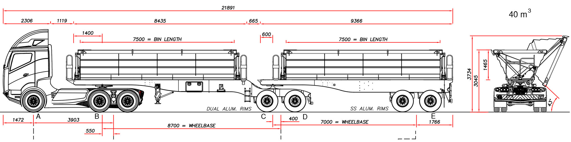 SA Truck Bodies Trailer Manufacturers | Side Tipper